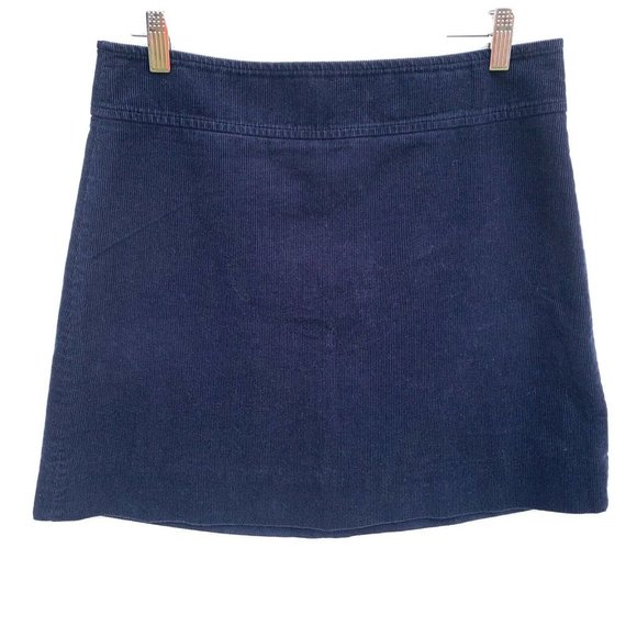 J‎ Crew Women Skirt Size 6 Navy Blue Lined Exposed - Picture 1 of 7